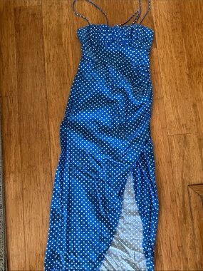 Blue Zara Polka Dot Dress for Sale up to 90% Off: Poshmark